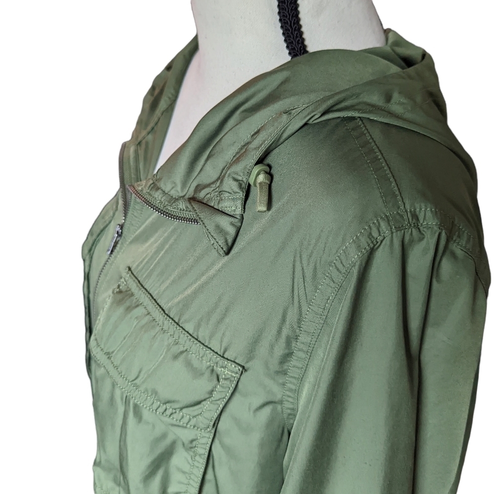 Under Armour Olive Green Wind Breaker Style Storm Collection Jacket Size M - Picture 8 of 13
